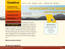 Tablet Screenshot of chamaeleon-reisen.de